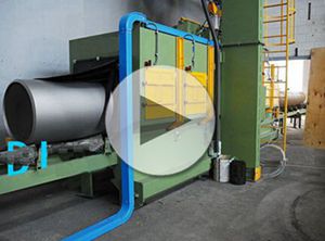 大口徑鋼管外壁拋丸機(jī) 大口徑鋼管外壁拋丸機(jī)