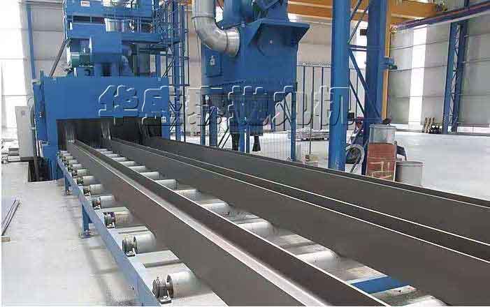 扁鐵扁鋼拋丸機的操作 扁鐵扁鋼拋丸機的操作